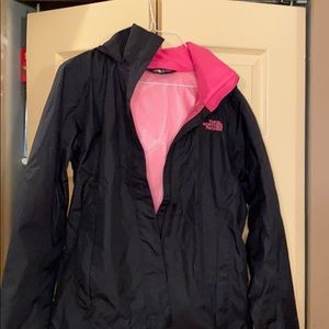 North face rain coat